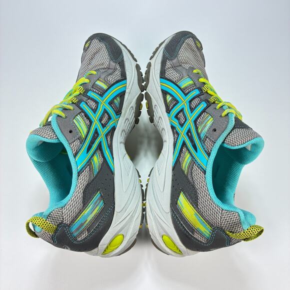 Asics Gel Venture 5 Gray Teal Trail Running Shoes Sneakers T5N8N Womens Size 9.5 - Picture 7 of 10